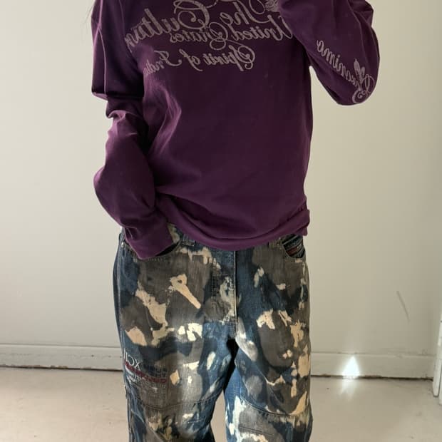 일본빈티지 Jeronimo 레터링 롱슬리브