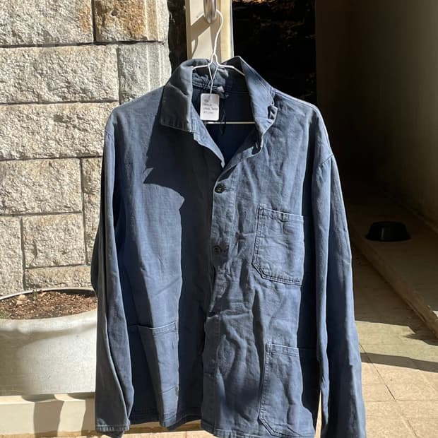 70’s Washed Cotton French Work Jacket 