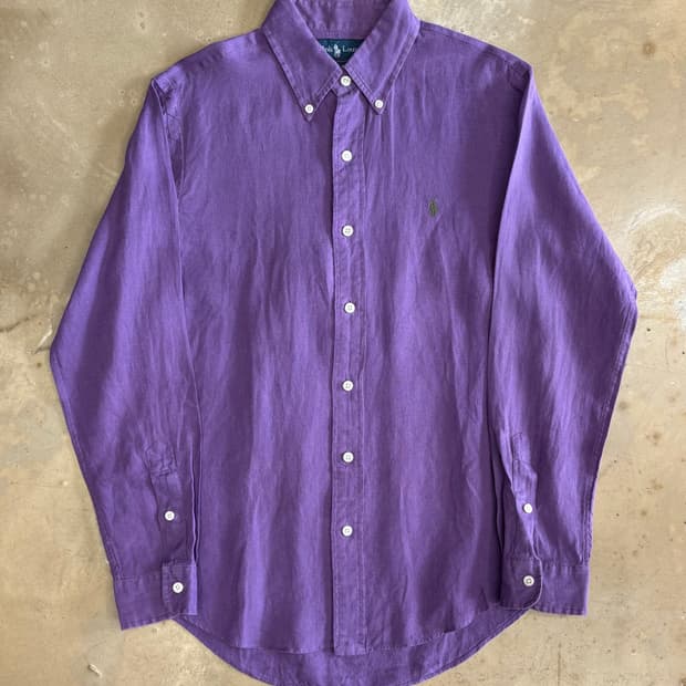 🫶🏻 폴로랄프로렌 Purple 린넨 셔츠 🫶🏻