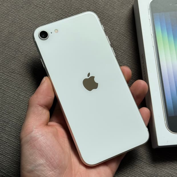 아이폰 SE3 화이트 128GB