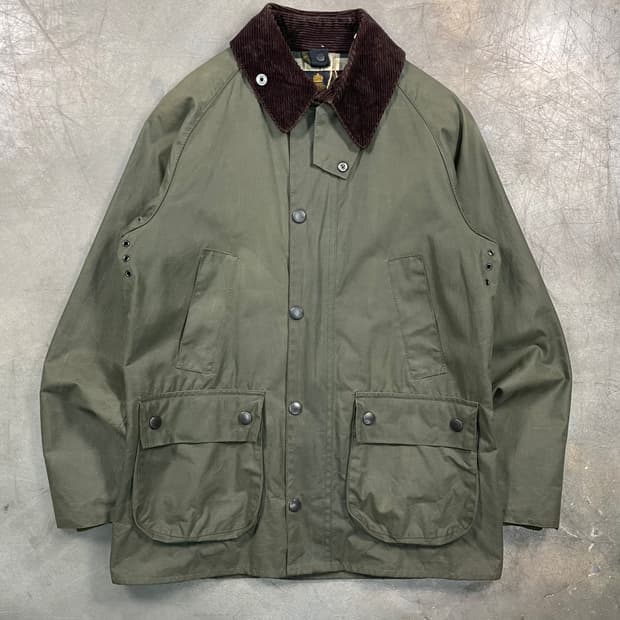 바버 왁스드 자켓