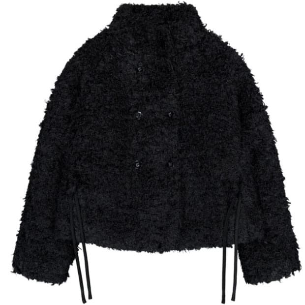 코이세이오 퍼자켓 블랙