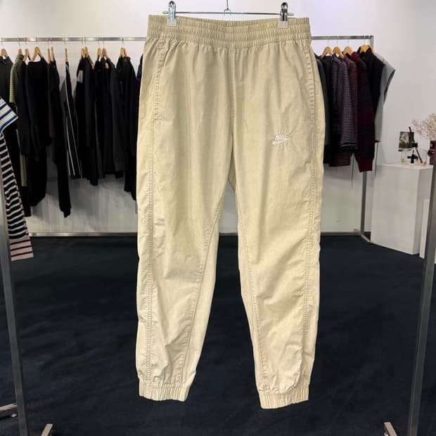 [L] 나이키 로고 우븐 조거팬츠