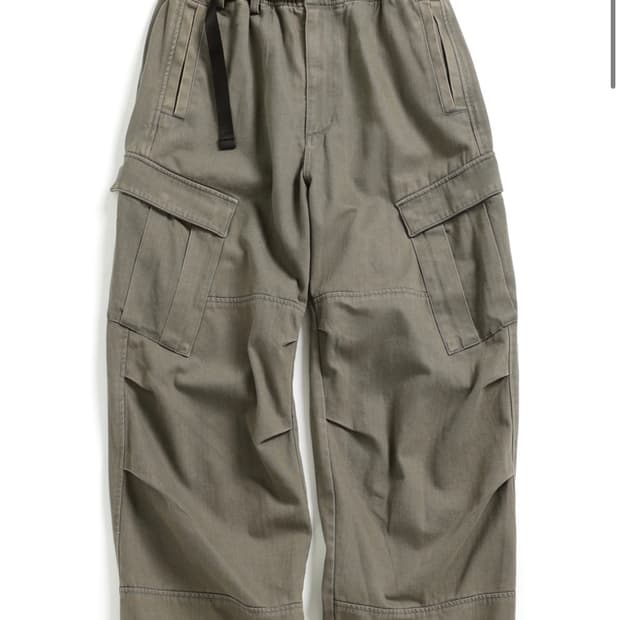 해칭룸 밀팬츠 올리브 2사