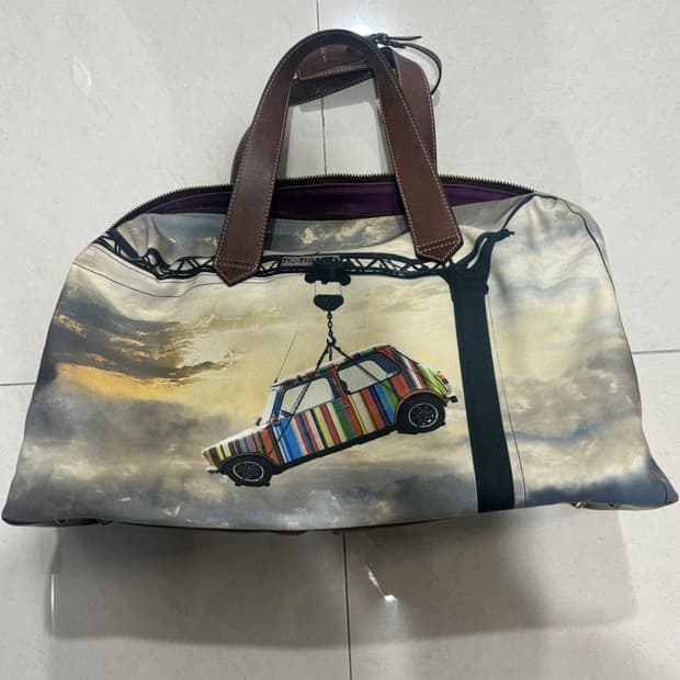 폴스미스 멀티 스트라이프 프린팅 보스턴백