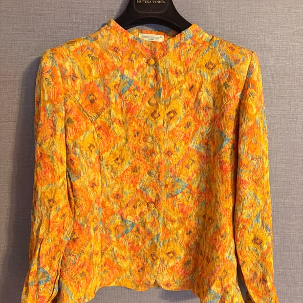 Hana-no Blouse 빈티지 플라워 블라우스 Japan