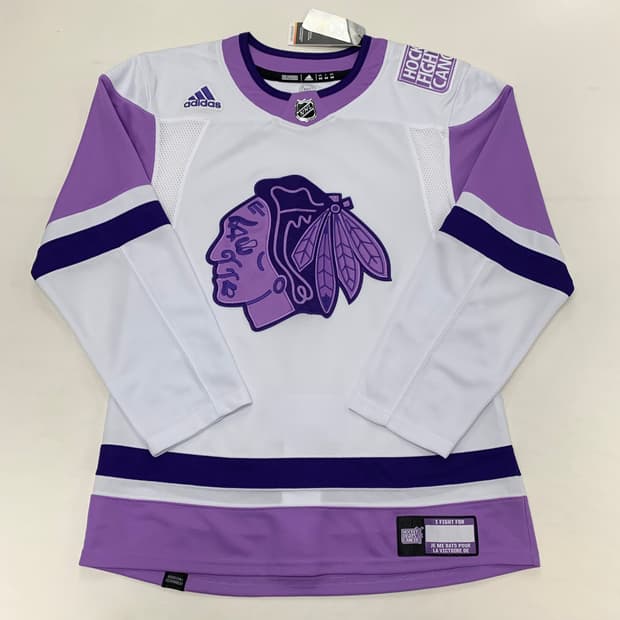 아디다스 NHL 시카고 블랙호크스 어센틱 하키 져지 (44)