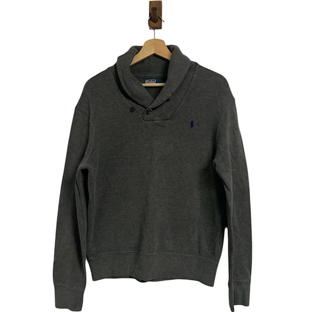 폴로 랄프로렌 숄카라 코튼 니트 M