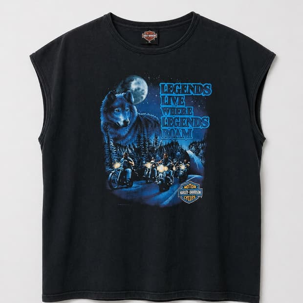 USA 90‘s 할리데이비슨 울프 슬리브리스