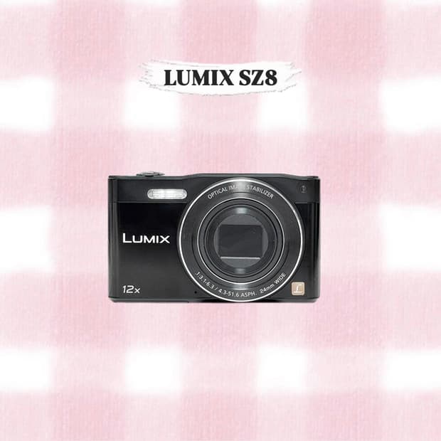 파나소닉 루믹스 SZ8 블랙 빈티지디카