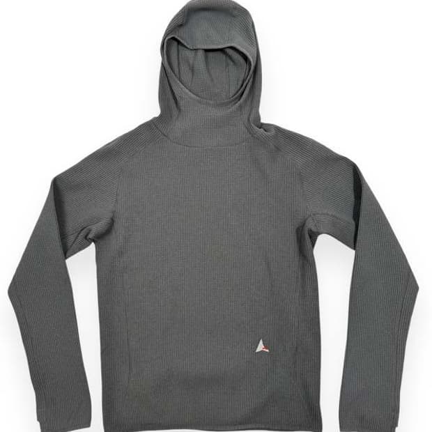ROA grid hoodie gray M