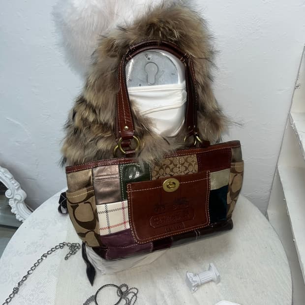Coach 패치 워크 숄더백 (희귀매물)