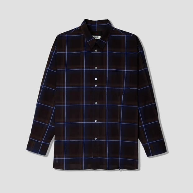 애니타임 로릭 COSMOS CHECK SHIRT (brown)