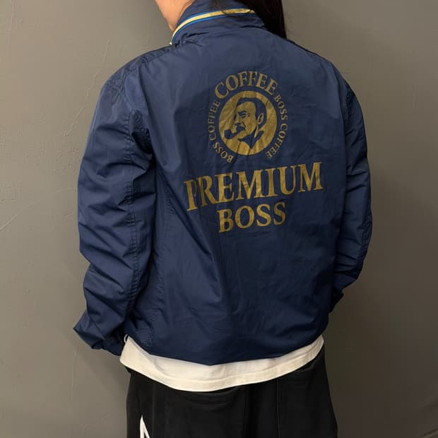산토리 BOSS 커피 히든후드 바람막이 자켓 (L)