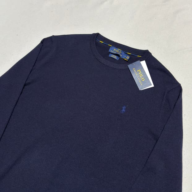 M (새상품) 폴로랄프로렌 슬림핏 피마코튼 니트