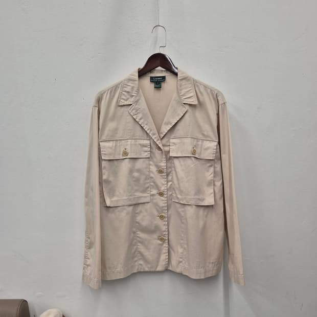 로렌 랄프로렌 사파리 셔츠 자켓 M