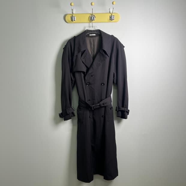 MEN’S TENORAS 더블 브레스티드 롱 트렌치코트 M