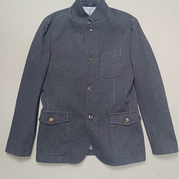 [105] 헤지스 차이나 카라 슬림핏 캐쥬얼 자켓 네이비