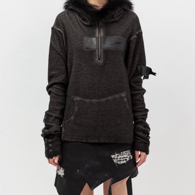 aesynctx 에이시넥틱스 퍼 후드 하프 집업 구해요,, 제발요