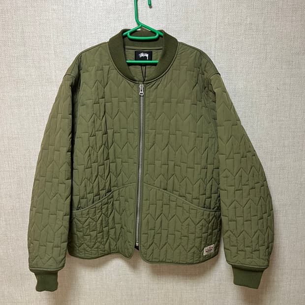 스투시 워크기어 퀼티드 라이너 자켓