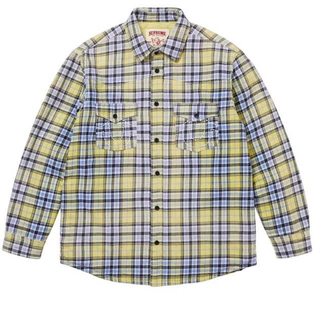 슈프림 트루릴리전 플레드 플란넬 셔츠 자켓