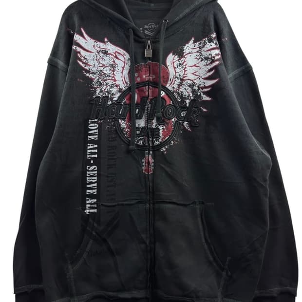 하드락카페 후드 집업 구합니다