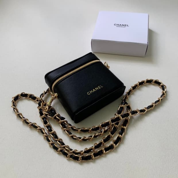 샤넬 뷰티 립스틱 파우치 미니백