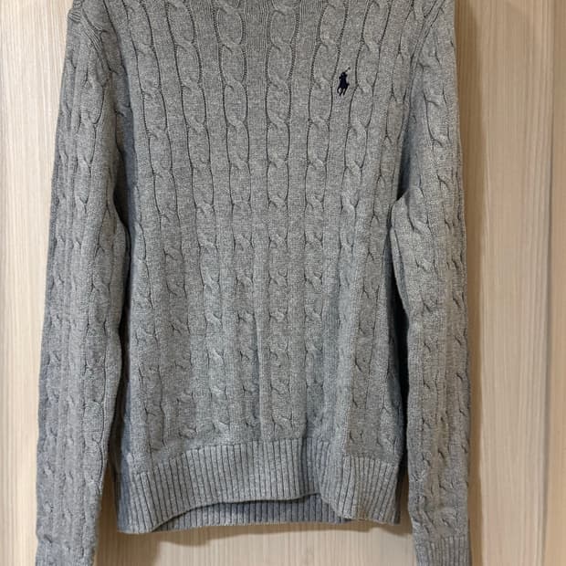 Polo Ralph Lauren 폴로 그레이 꽈배기 니트