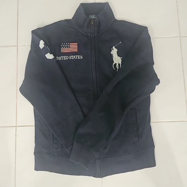 폴로 빅포니 성조기 집업