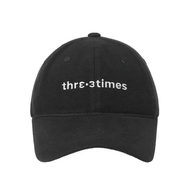 Threetimes Heart Cap charcoal 쓰리타임즈 볼캡