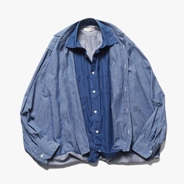 NEON SIGN - SANDWICH DENIM SHIRT