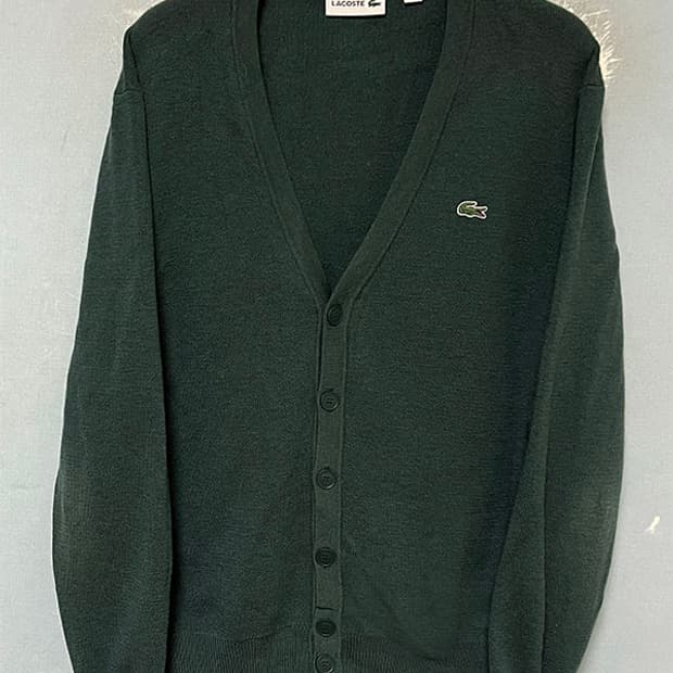 라코스테 남자 브이넥 울 가디건 춘추 L 100