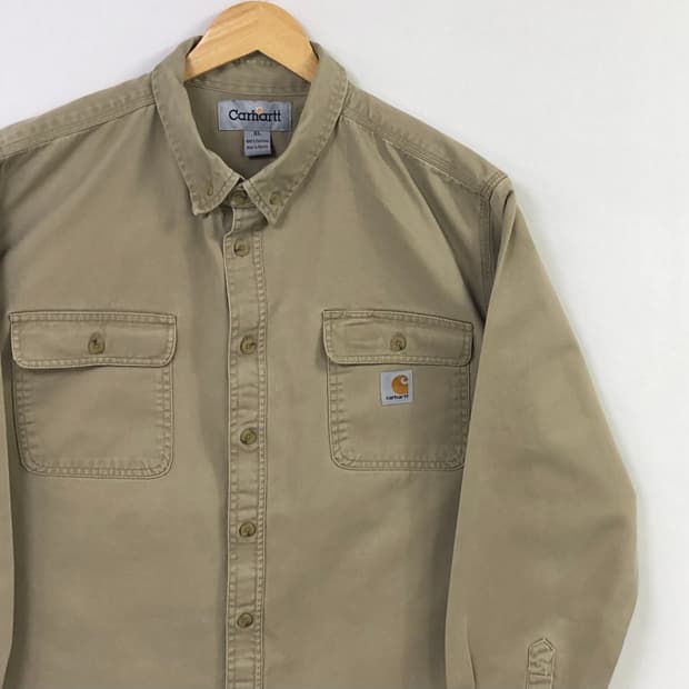 XL 칼하트 헤비 워크 셔츠
