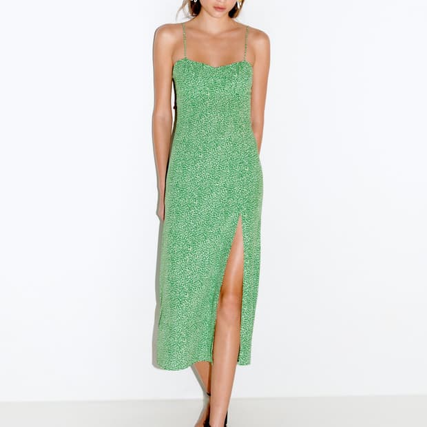 Zara 자라 슬릿 미디 원피스 드레스