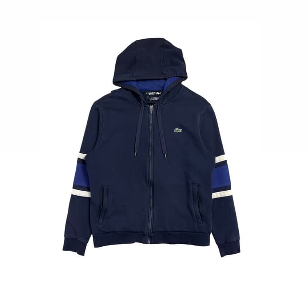 라코스테 후드집업 네이비