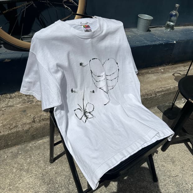90’s FRUIT OF THE LOOM paint T