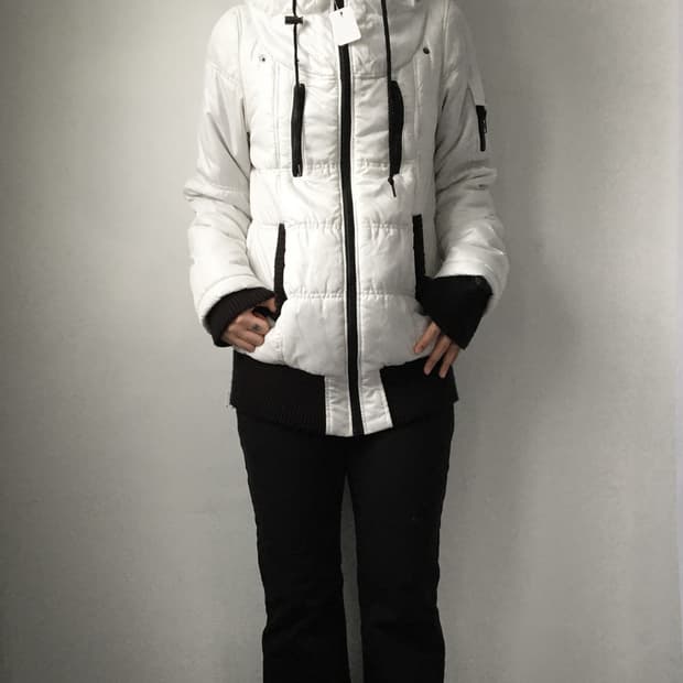 Hood high neck jumper