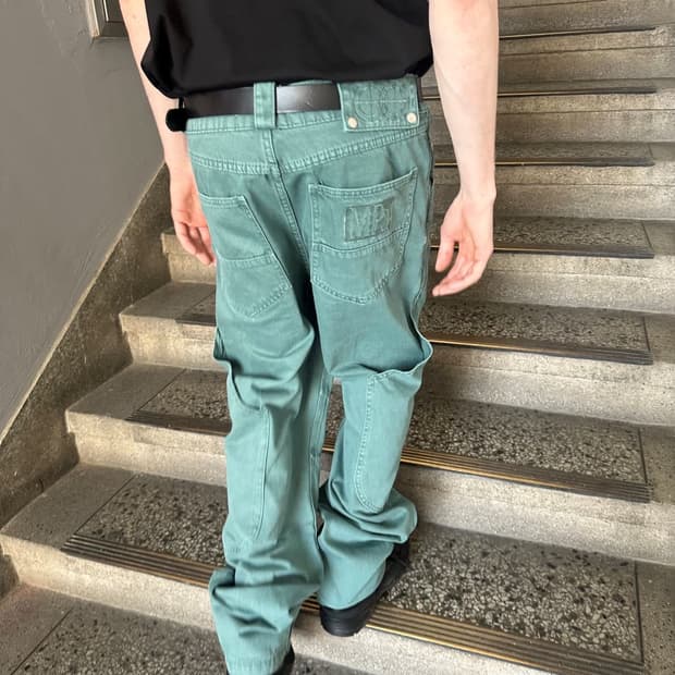 L) 플라스틱프로덕트 MPa calf pocket pants 에메랄드