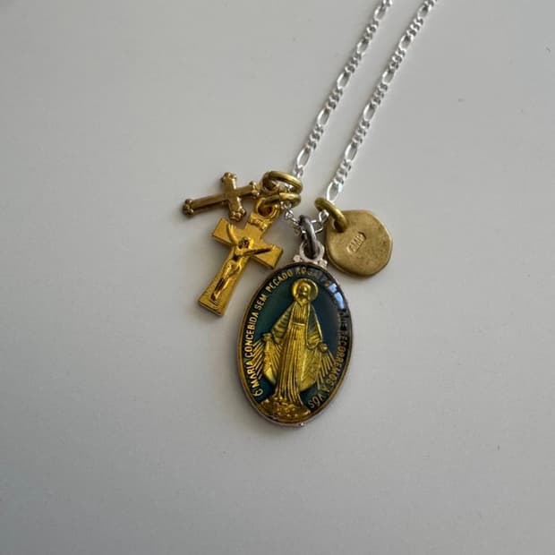 MEDAILLE MIX NECKLACE 메달리 믹스 목걸이
