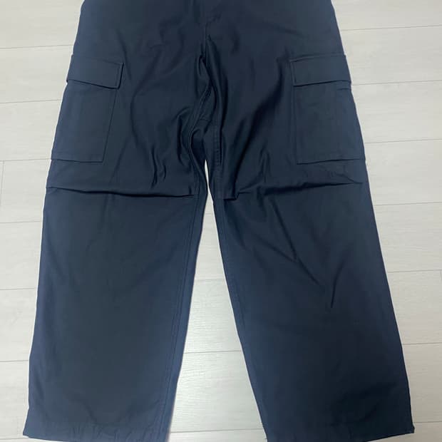 아워셀브스 25ss 백사틴 B.D.U 팬츠 빈티지 네이비 2