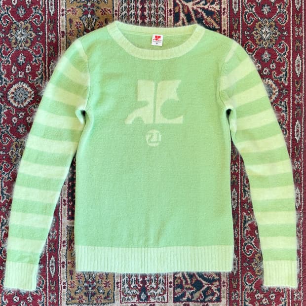 꾸레쥬 앙고라 니트 [ 44-55 ]