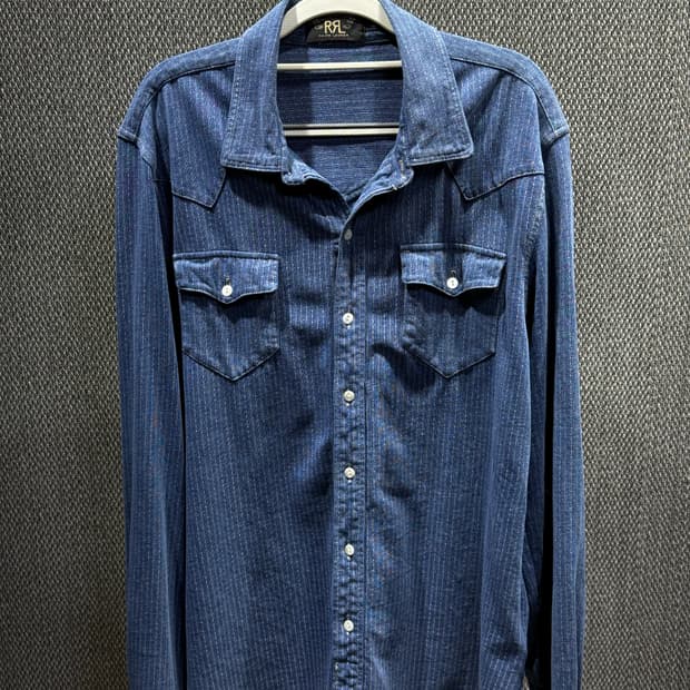 더블알엘 웨스턴셔츠 L