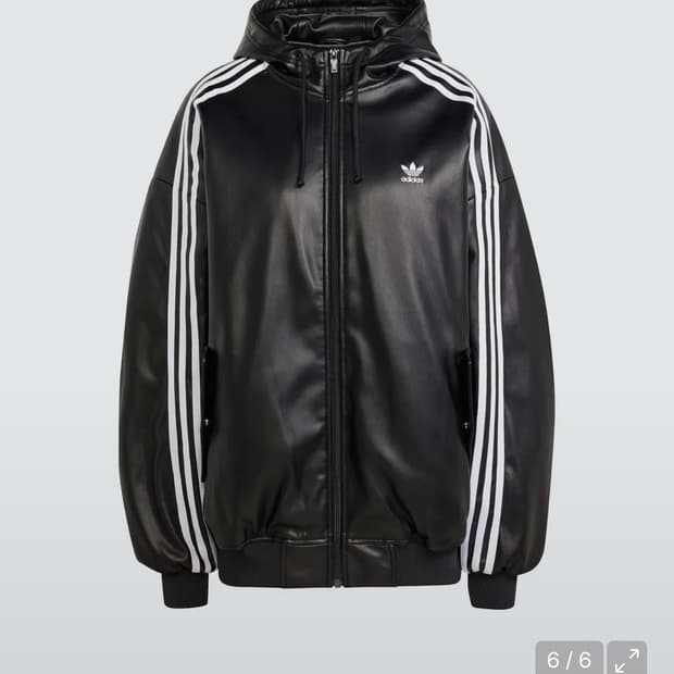 아디다스 아디레니움 포우 레더 자켓 블랙