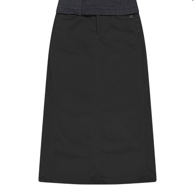 코이세이오 패널 스커트 차콜2 coyseio panel skirt