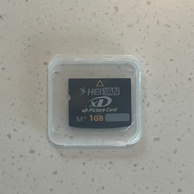 빈티지 디카 XD카드 1gb메모리 새상품