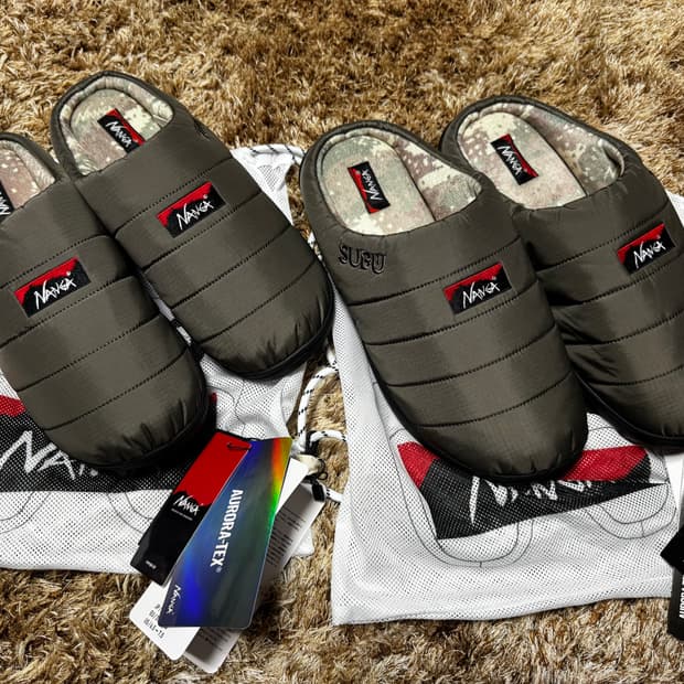 새상품)난가x스부 윈터샌들 멜란지 사이즈 2(260-75)