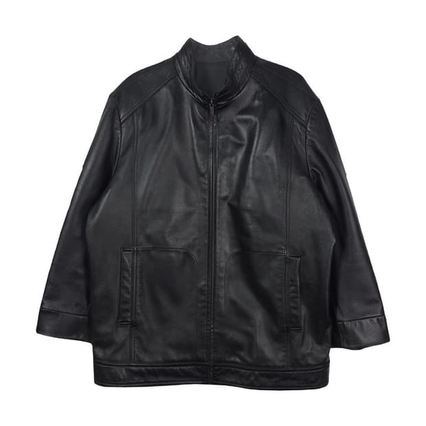 임페리얼 빈티지 블랙 양가죽 점퍼 L