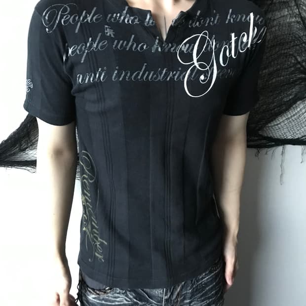 00s mood lettering halfsleeve