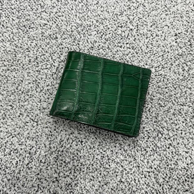 [새상품] 리얼 악어가죽 반지갑