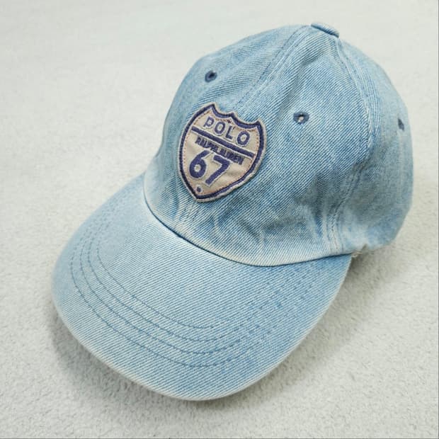 90s 폴로 랄프 로렌 데님 볼캡